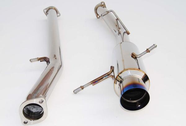 Invidia 02-07 WRX/STi 76mm N1 RACING Titanium Tip Cat-back Exhaust - Burkken Auto Parts