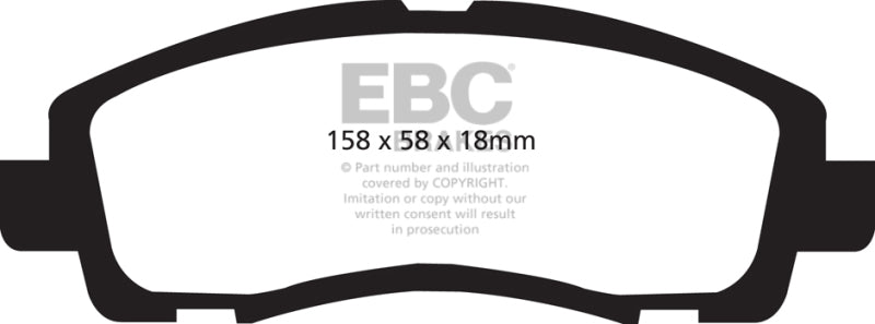 EBC 09-14 Acura TL 3.5 Greenstuff Front Brake Pads - Burkken Auto Parts