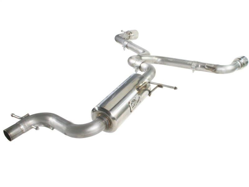 aFe MACHForce XP Exhaust 304SS Cat-Back w/ Polished Tips 12-13 VW Beetle L4 2.0L (t) - Burkken Auto Parts