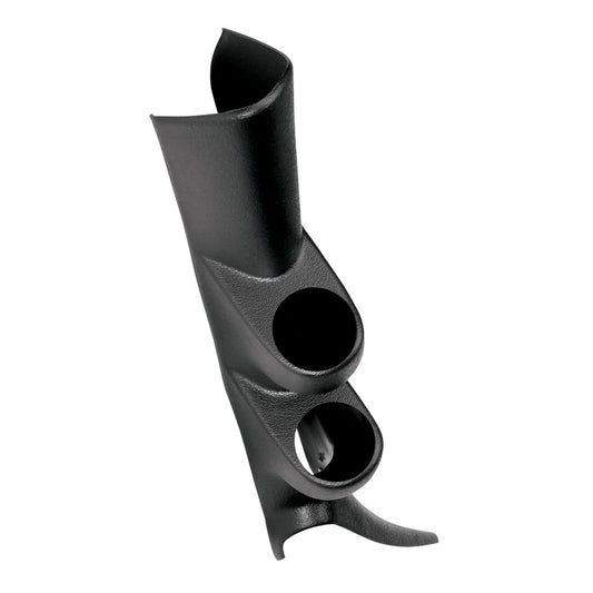 Autometer 99-06 GMC Sierra/Dmax (w/o speaker) Dual Pillar - Black - Burkken Auto Parts