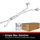 MagnaFlow BRE Exhaust Kit 04-07 Cadillac STS CTS 3.6L - Burkken Auto Parts