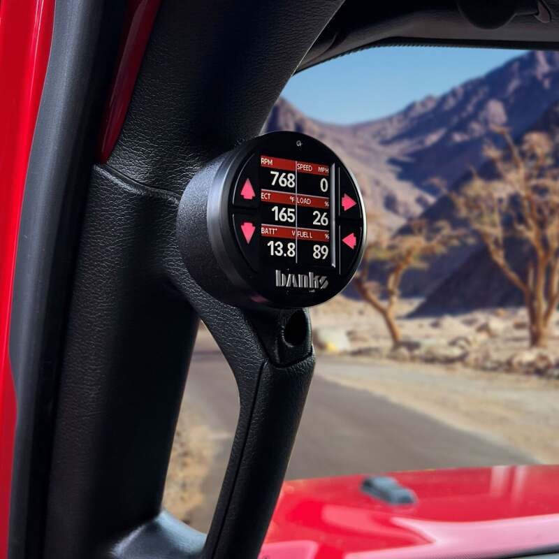 Banks Power 18-23 Jeep Wrangler/Gladiator - iDash Stealth Single Gauge Pod Kit - Burkken Auto Parts