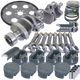 Eagle Chevy 350 1Pc 3.750in Crank 6.000in I-Beam Rod 4.030in Pistons 153 Tooth FP Balanced Assembly - Burkken Auto Parts