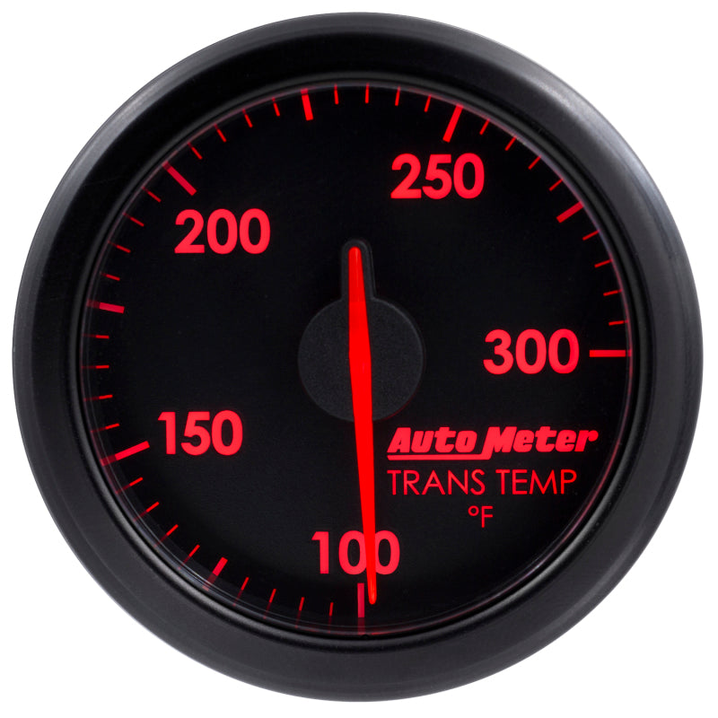 Autometer Airdrive 2-1/6in Trans Temperature Gauge 100-300 Degrees F - Black - Burkken Auto Parts