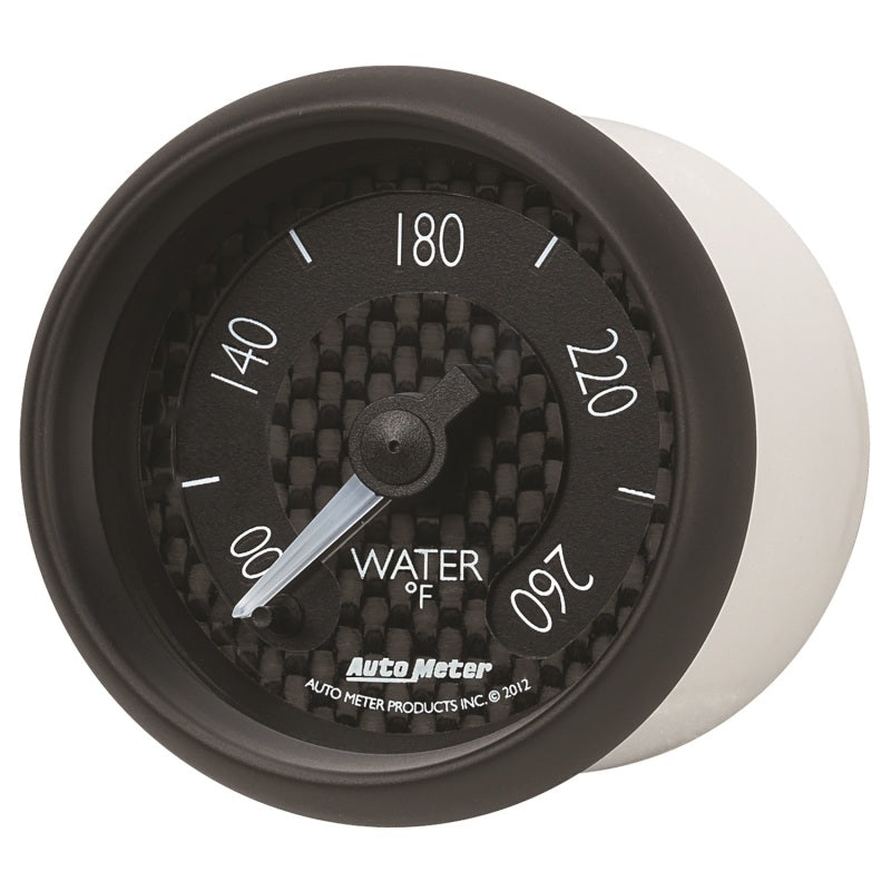 Autometer GT Series 52mm Full Sweep Electronic 100-260 Deg F Water Temperature Gauge - Burkken Auto Parts