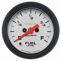 Autometer Phantom 52mm Full Sweep Electronic Fuel Level Programmable Empty-Full Range - Burkken Auto Parts