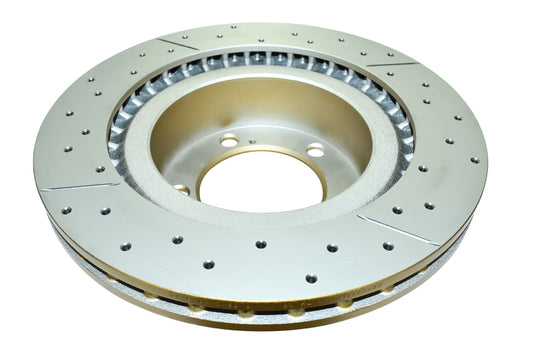 DBA 08-21 Lexus LX570 Front Drilled & Slotted Street Series Rotor