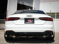 aFe 18-20 Audi RS5 Coupe MACH Force-Xp 3in to 2.5in 304 SS Axle-Back Exhaust System-Quad Carbon Tips - Burkken Auto Parts