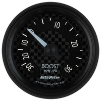 Autometer GT Series 52mm Mechanical 30 In Hg/30 psi Vacuum/Boost Gauge - Burkken Auto Parts