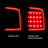 ANZO 2009-2018 Dodge Ram 1500 LED Taillight Plank Style Black w/Clear Lens - Burkken Auto Parts