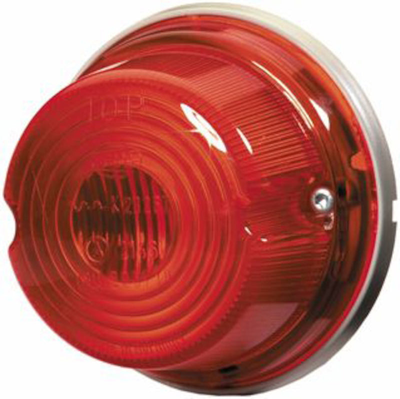 Hella 1259 Red Tail Lamp w/ Chrome Base