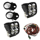 Baja Designs Squadron Pro LED Light Pods Kit w/Vertical Mounts/2.00in Harness - Burkken Auto Parts