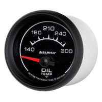 AutoMeter Gauge Oil Temp 2-1/16in. 140-300 Deg. F Electric Es - Burkken Auto Parts