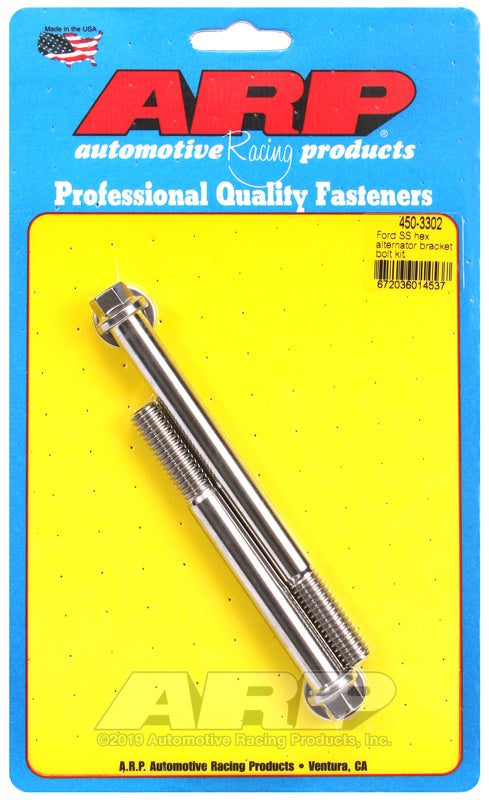 ARP Ford SS Hex Alternator Bracket Bolt Kit - Burkken Auto Parts