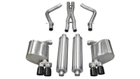 Corsa 11-14 Dodge Charger R/T 5.7L V8 Black Sport Cat-Back Exhaust - Burkken Auto Parts