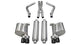 Corsa 11-14 Dodge Charger R/T 5.7L V8 Black Sport Cat-Back Exhaust - Burkken Auto Parts