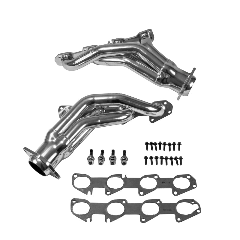 BBK 05-10 Dodge Hemi 6.1L Shorty Tuned Length Exhaust Headers - 1-7/8in Silver Ceramic - Burkken Auto Parts