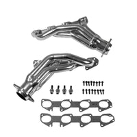 BBK 05-10 Dodge Hemi 6.1L Shorty Tuned Length Exhaust Headers - 1-7/8in Silver Ceramic - Burkken Auto Parts