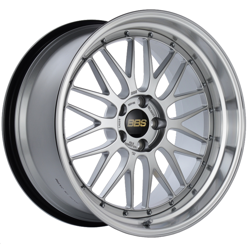 BBS LM 20x10.5 5x114.3 ET20 CB66 Diamond Silver Center Diamond Cut Lip Wheel - Burkken Auto Parts
