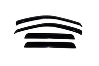 AVS 2004 Ford Ecosport (Brazil) Ventvisor Outside Mount Window Deflectors 4pc - Smoke - Burkken Auto Parts