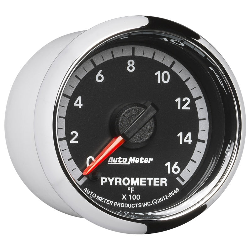 Autometer Gen4 Dodge Factory Match 52.4mm Full Sweep Electronic 0-1600 Deg F EGT/Pyrometer Gauge - Burkken Auto Parts