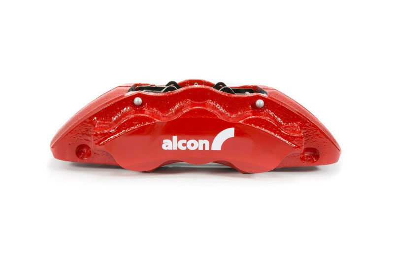 Alcon 2019+ Ford Ranger/2020+ Bronco 2.3L 350x34mm Rotors 6-Piston Calipers Front Brake Kit - Red - Burkken Auto Parts