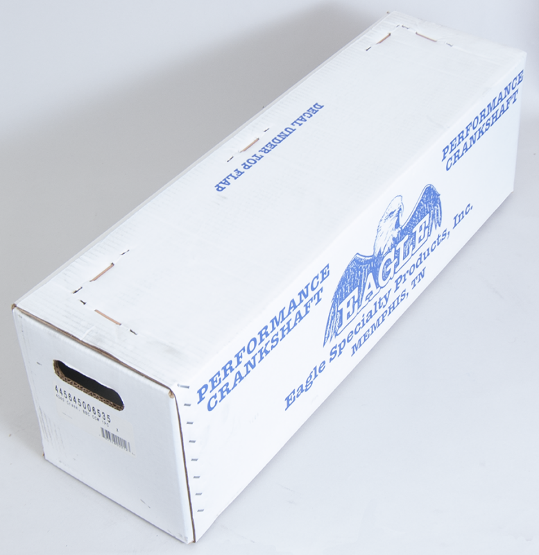 Eagle Chevy BB 1Pc Rear Seal 4.500in Stroke Int Balance Center Counterweight Forged Steel Crankshaft - Burkken Auto Parts