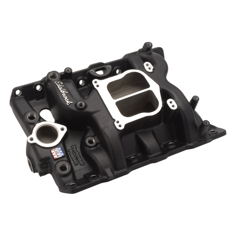 Edelbrock Performer Pontiac Black - Burkken Auto Parts