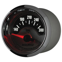 Autometer American Muscle 2-1/16in Short Sweep Electric 140-300 Deg F Oil Temp Gauge - Burkken Auto Parts