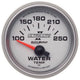 Autometer Ultra-Lite II 52mm 100-250 Deg F Short Sweep Electronic Water Temp Gauge - Burkken Auto Parts