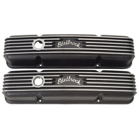 Edelbrock Valve Cover Classic Series Chevrolet 1959-1986 262-400 CI V8 Black - Burkken Auto Parts