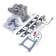 Edelbrock Manifold And Carb Kit Performer RPM Air-Gap Small Block Chrysler Natural Finish - Burkken Auto Parts