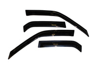AVS 88-92 Toyota Corolla Ventvisor Outside Mount Window Deflectors 4pc - Smoke - Burkken Auto Parts