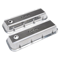 Edelbrock Valve Cover Elite II Chevrolet 1965 and Later 396-502 Big Block V8 Polished - Burkken Auto Parts