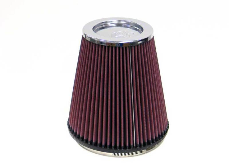 K&N Round Tapered Universal Air Filter 6 inch Flange 7.5 inch Base 5 inch Top 8 inch Height - Burkken Auto Parts