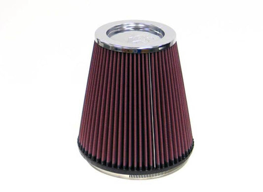 K&N Round Tapered Universal Air Filter 6 inch Flange 7.5 inch Base 5 inch Top 8 inch Height - Burkken Auto Parts
