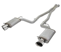 aFe Mach Force-Xp 3in CB Stainless Steel Dual Exhaust System w/Polished Tips 09-15 Cadillac CTS-V - Burkken Auto Parts