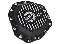 aFe Power Pro Ser Rear Diff Cover Black w/Mach Fins 2017 Ford Diesel Trucks V8-6.7L(td) Dana M275-14 - Burkken Auto Parts