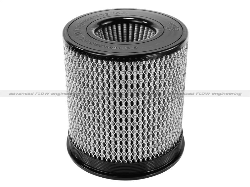 aFe MagnumFLOW Air Filter Pro DRY S 6in Flange x 8 1/8in Base/Top (INV) x 9in H - Burkken Auto Parts