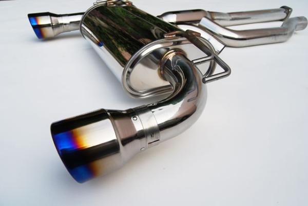 Invidia 09+ EVO 10 Q300 Titanium Tip Cat-back Exhaust - Burkken Auto Parts