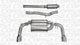 Corsa 2008-2015 Mitsubishi Lancer Evolution X Sedan 2.0L Polished Sport Dual Rear Cat-Back Exhaust - Burkken Auto Parts
