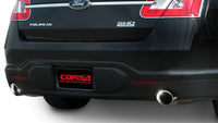 Corsa 2010-2019 Ford Taurus SHO 3.5L V6 Turbo Polished Sport Cat-Back Exhaust - Burkken Auto Parts