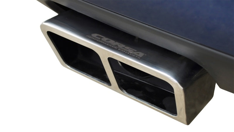 Corsa 2014-2014 Dodge Challenger SRT-8 6.4L V8 Auto Polished Xtreme Cat-Back Exhaust - Burkken Auto Parts