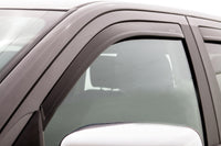 AVS 09-18 Dodge RAM 1500 Quad Cab Ventvisor In-Channel Window Deflectors 4pc - Matte Black - Burkken Auto Parts