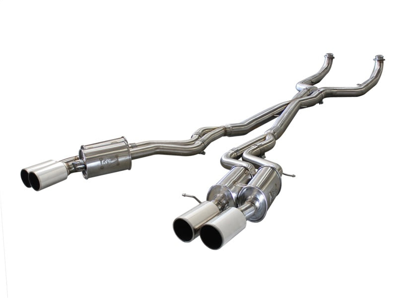 aFe MACHForce XP Exhaust 304SS Cat-Back w/ Polished Tips 12-13 BMW M5 (F10) V8 4.4L (tt) - Burkken Auto Parts