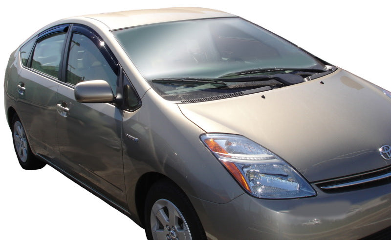 AVS 06-09 Toyota Prius Ventvisor Outside Mount Window Deflectors 4pc - Smoke - Burkken Auto Parts