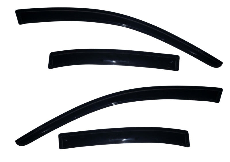 AVS 13-15 Chevy Malibu Ventvisor Outside Mount Window Deflectors 4pc - Smoke - Burkken Auto Parts