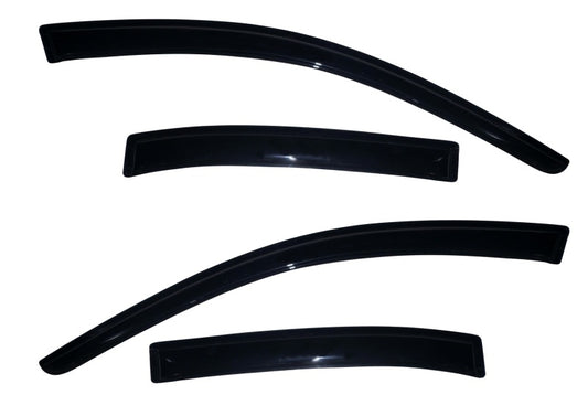AVS 13-15 Chevy Malibu Ventvisor Outside Mount Window Deflectors 4pc - Smoke - Burkken Auto Parts