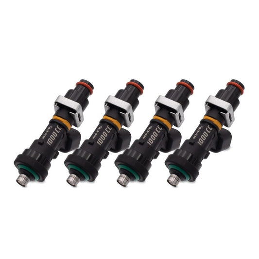 BLOX Racing Eco-Fi Street Injectors 1000cc/min w/1in Adapter For Honda B/D/H Series - Set of 4 - Burkken Auto Parts