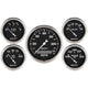 AutoMeter Gauge Kit 5 Pc. 3-1/8in. & 2-1/16in. Elec. Speedometer Old Tyme Black - Burkken Auto Parts